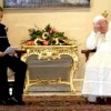 Bush bei dem Papst