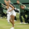 Beobachtete Sharapova 